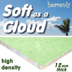 Soft as a Cloud  High Density 12mm Carpet Underlay saac12-grn