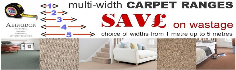 multi width carpets